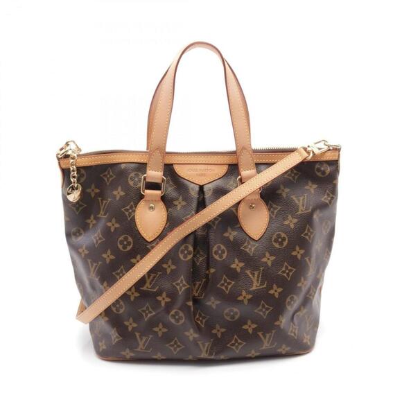 LOUIS VUITTON Brown Monogram Leather Bag - Picture 1 of 8